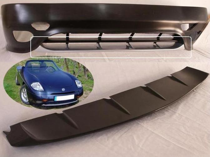 ❤️Splitter Anteriore compatibile con FIAT Barchetta 1995–2004 – Look Sportivo ❤️