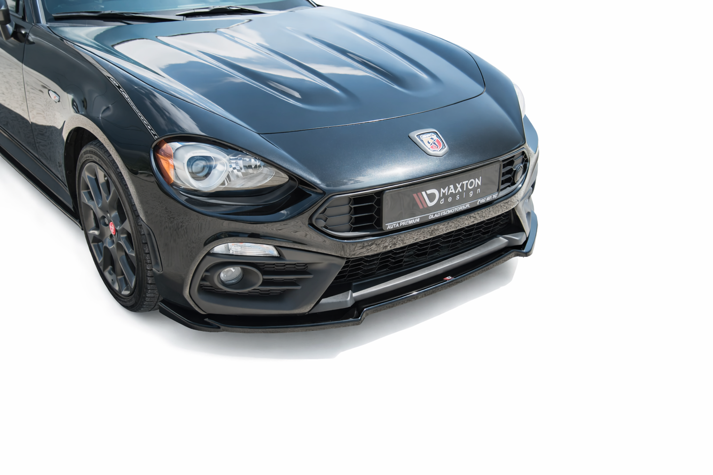💫ART.9326 Splitter Anteriore Nero Lucido per Abarth 124 Spider 2017+💫