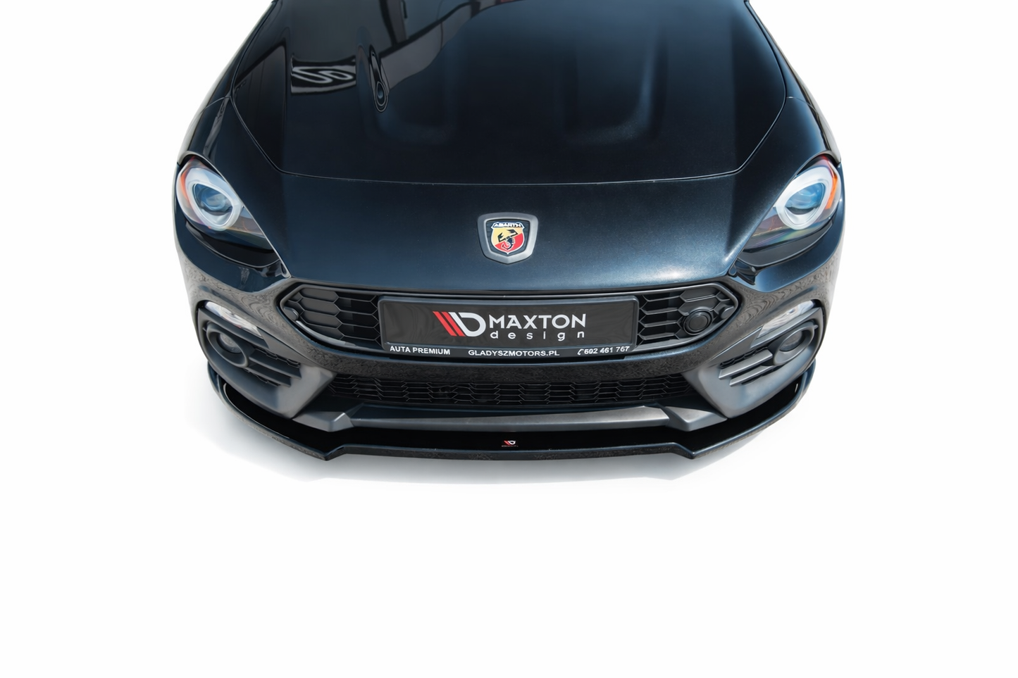 💫ART.9326 Splitter Anteriore Nero Lucido per Abarth 124 Spider 2017+💫