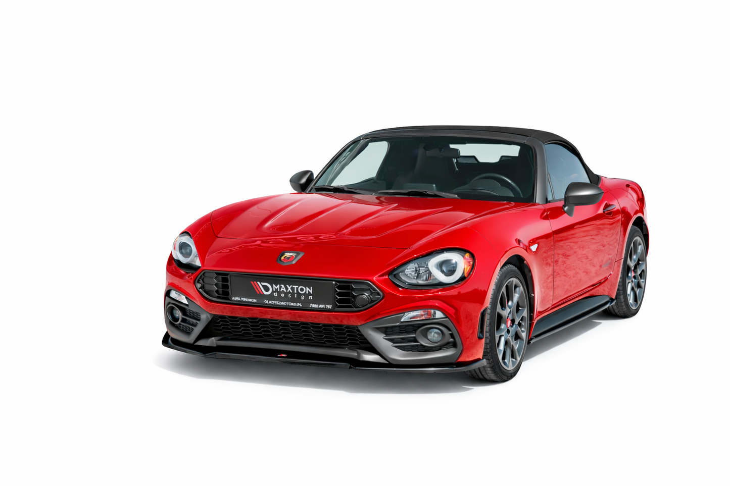 💫ART.9326 Splitter Anteriore Nero Lucido per Abarth 124 Spider 2017+💫