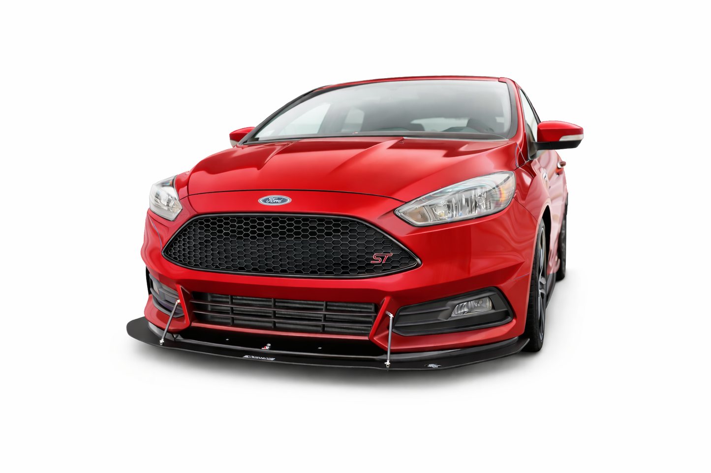 💫ART.9290 Splitter Anteriore Ibrido V.1 Opaco per Ford Focus ST Mk3 FL💫