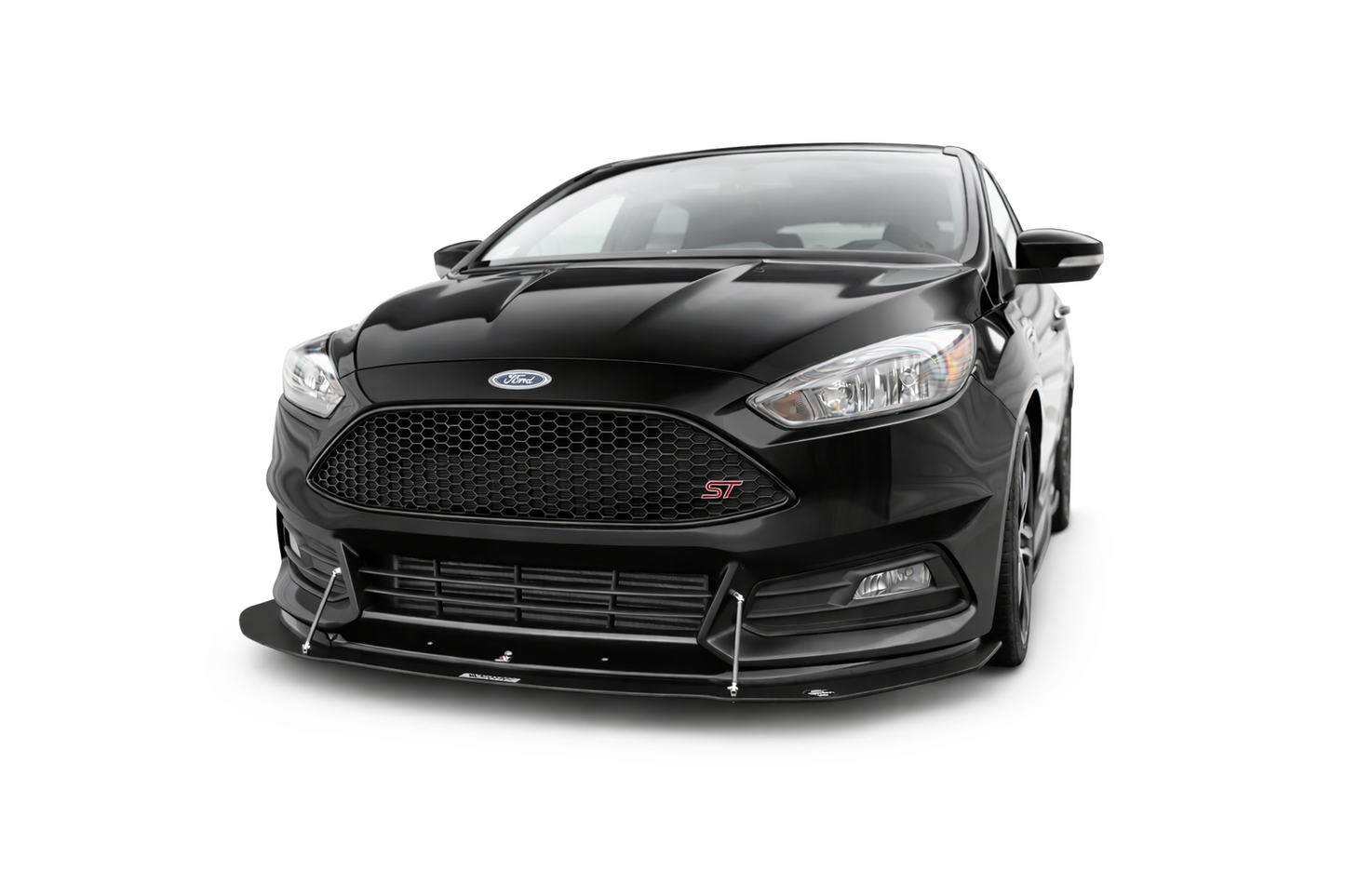 💫ART.9290 Splitter Anteriore Ibrido V.1 Opaco per Ford Focus ST Mk3 FL💫