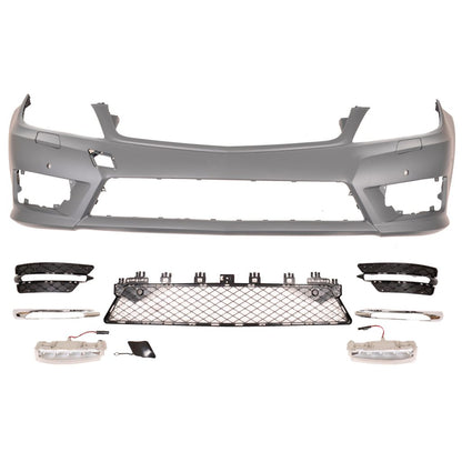Paraurti Anteriore adatto per Mercedes C-Class W204 2007-2015