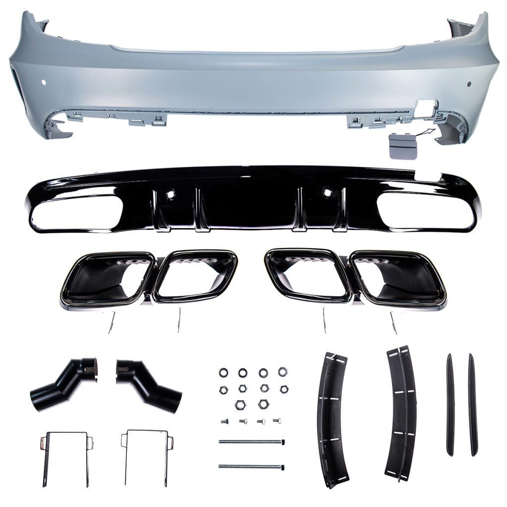 Paraurti Posteriore adatto per Mercedes C-Class W204 2007-2015
