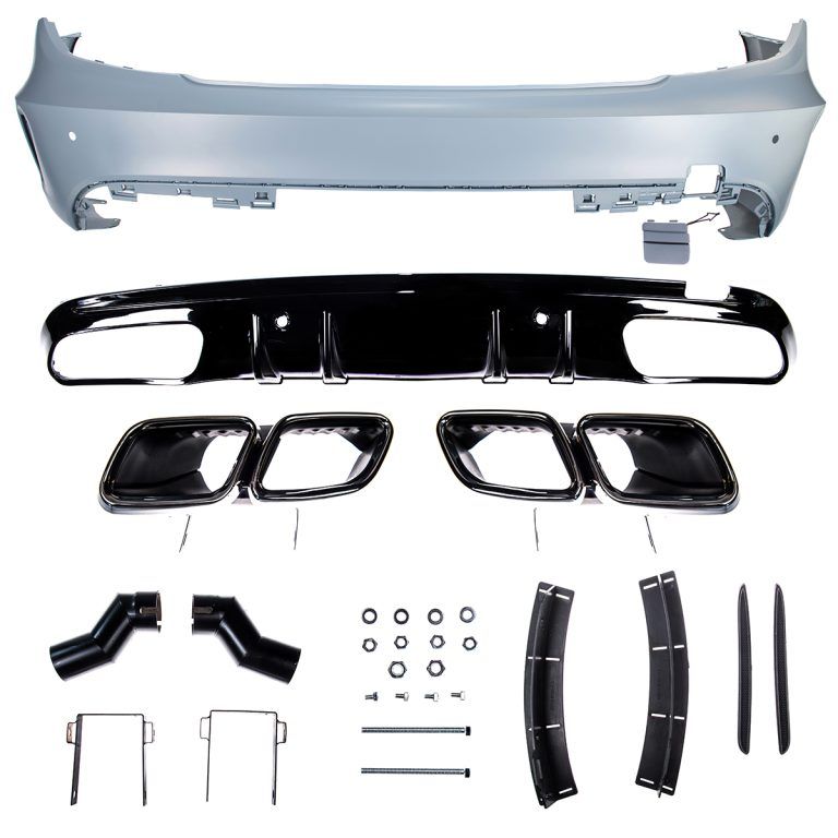 ART.7227  Paraurti Posteriore adatto per Mercedes C-Class W204 2007-2015