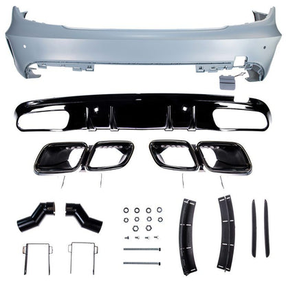 ART.7227  Paraurti Posteriore adatto per Mercedes C-Class W204 2007-2015