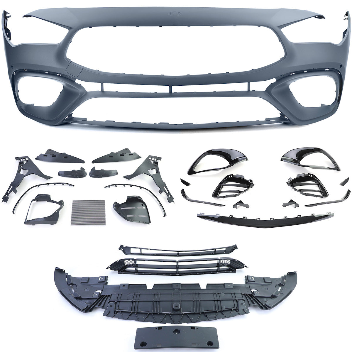 💥 PARAURTI ANTERIORE LOOK AMG PER MERCEDES CLA C118 (2019+) 💥