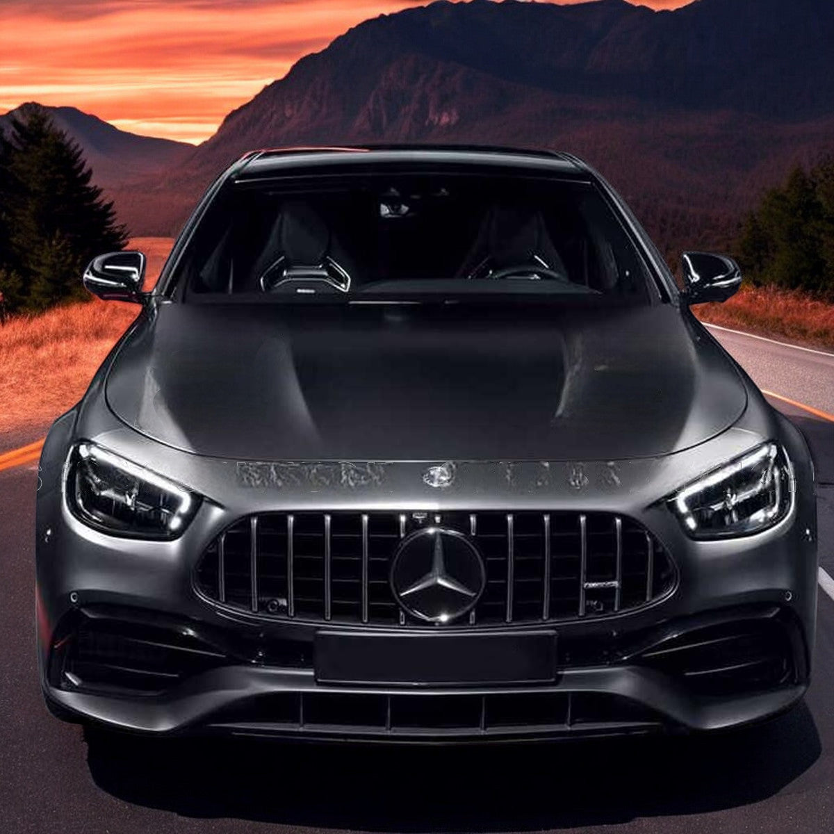 ⭐Front bumper E63 AMG Look for Mercedes E-Class (W213) Saloon Station Wagon ⭐