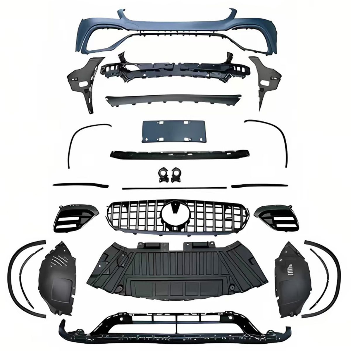 💫ART.9242 Paraurti Anteriore in stile GLC63 AMG per GLC SUV Coupe 2015-2019💫
