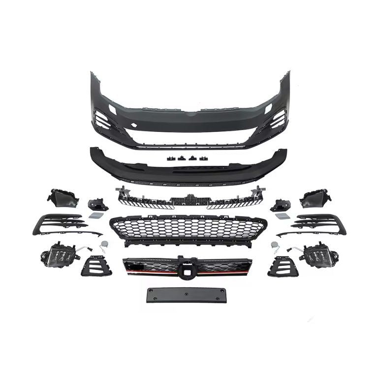 👉Paraurti look GTI 7.5 con luci diurne a LED adatto per VW Golf 7 12-16👈