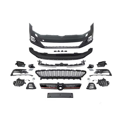 👉Paraurti look GTI 7.5 con luci diurne a LED adatto per VW Golf 7 12-16👈