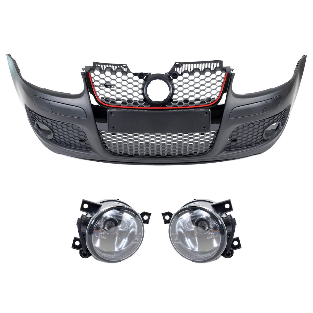 ⭐Paraurti anteriore GTI Look con SRA adatto per VW Golf 5 (2003-2009) ⭐