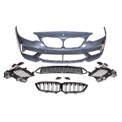 💫ART.9208 Paraurti Anteriore in stile M2C con SRA per BMW Serie 2 (F22, F23) 2012+💫