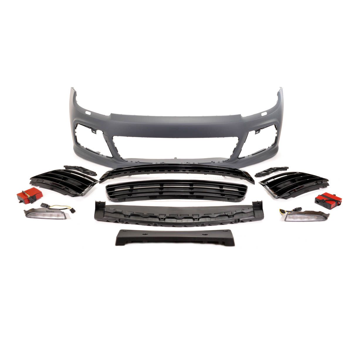 👉Paraurti look R con luci diurne a LED per VW Scirocco III (2008-2014)👈
