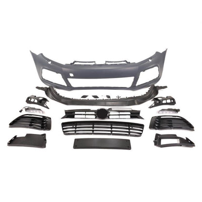 💕ART.3406  Paraurti anteriore R20 Look & DRL LED per VW Golf 6 (2008-2014)💕
