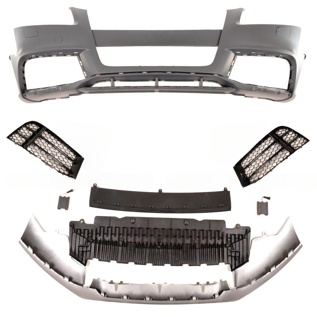 Front bumper RS5 Look with SRA for Audi A5 (8T) Coupe Cabrio Sportback (2007-2012)