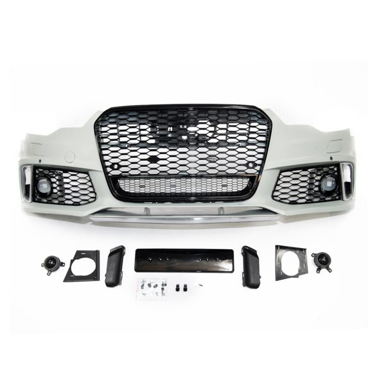 🔥 Paraurti anteriore RS6 Look per Audi A6 C7 (4G) Berlina Avant (2011-2014) 🔥