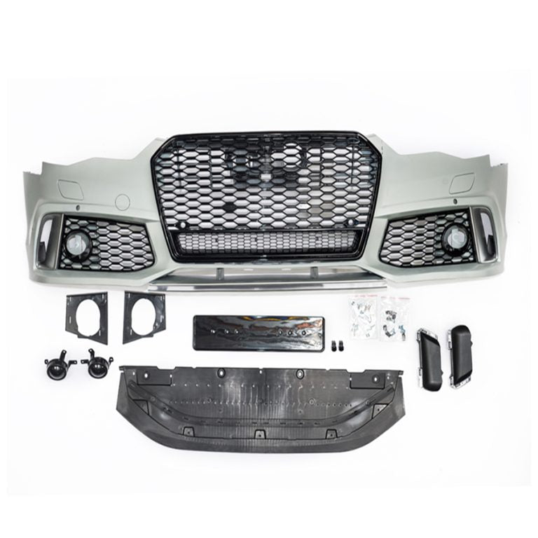🔥 Paraurti anteriore RS6 Look per Audi A6 C7 (4G) Berlina Facelift (15-18) 🔥