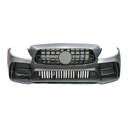 🔥Paraurti anteriore con griglia nera adatto per Mercedes Classe C (W205) 🔥