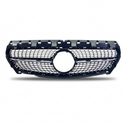 🔥ART.9399 GRIGLIA ANTERIORE A DIAMANTE PER MERCEDES (C117) (2013-2016) NERO🔥