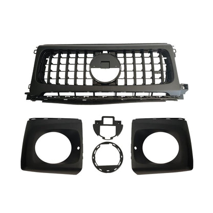 🔥ART.9389 GRIGLIA G63 AMG LOOK PER MERCEDES G W464 18-24 NERO LUCIDO🔥
