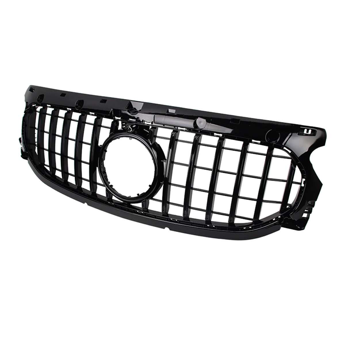Front Grille Gloss Black AMG Look for Mercedes GLA (H247) (2020-On) Panamericana