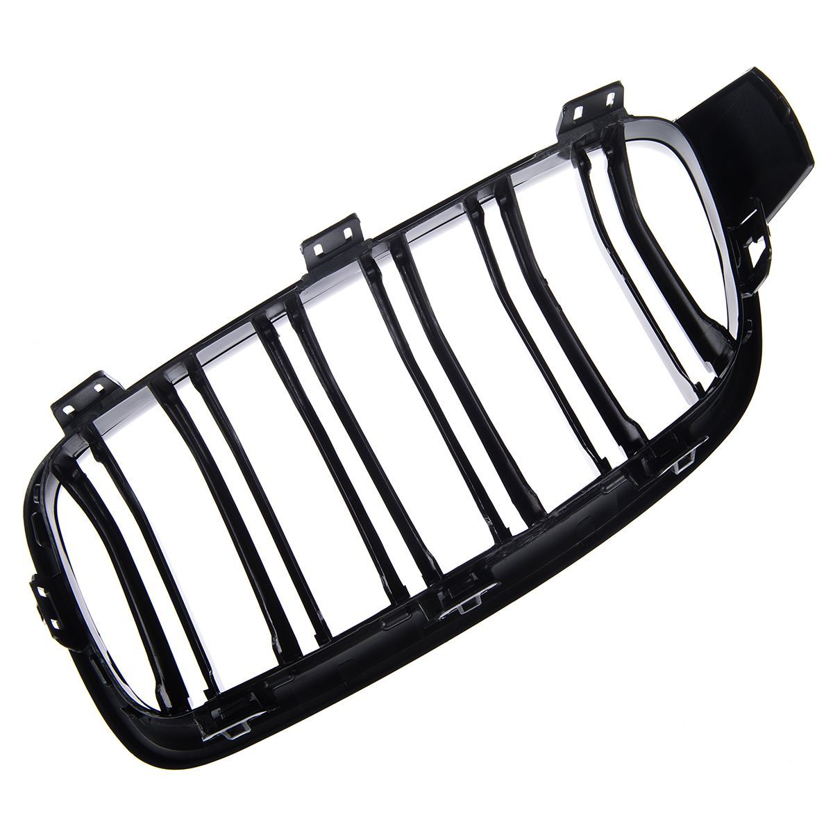 👉Griglia anteriore per BMW Serie 3 F30 / F31 11-18 Doppia linea nero lucido👈