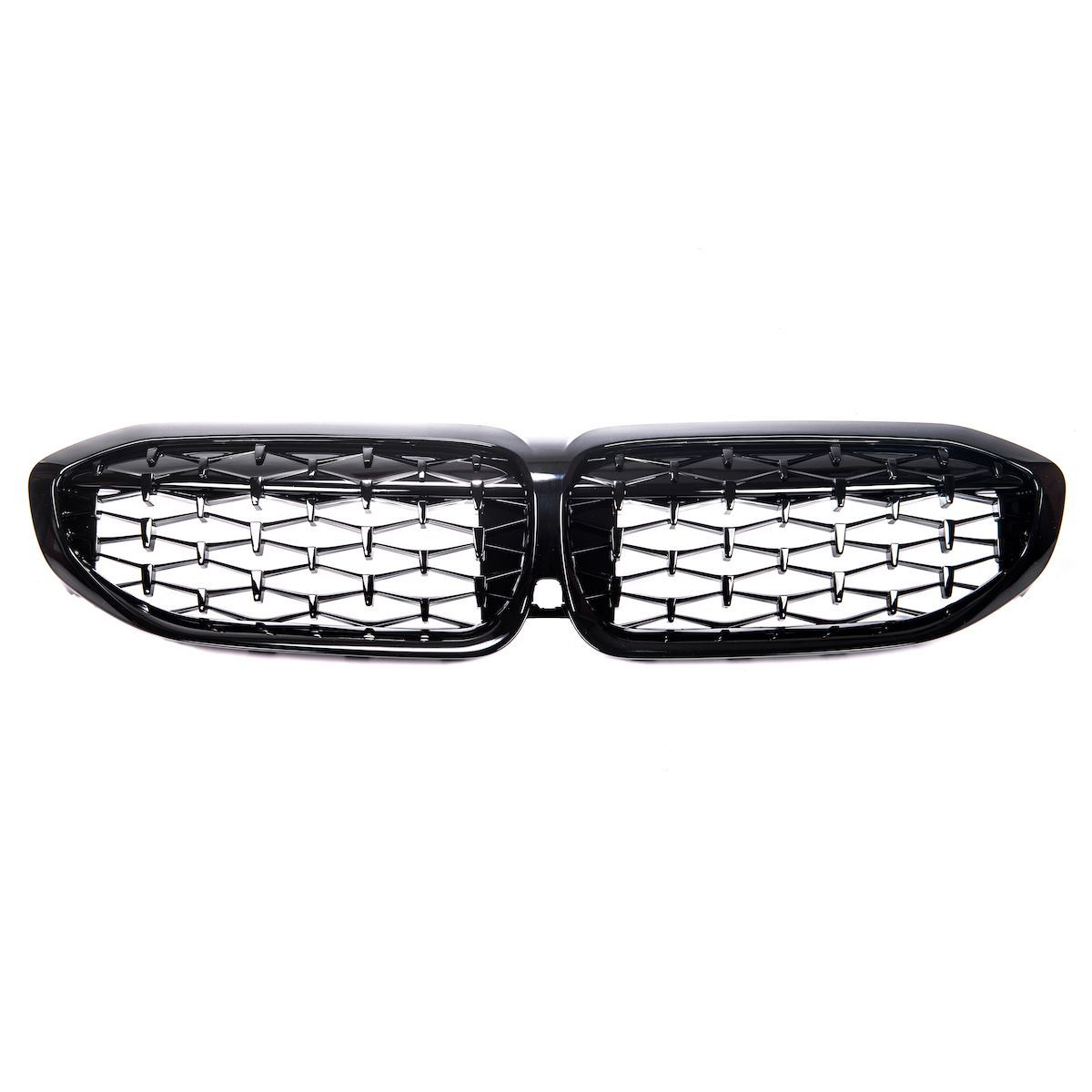 👉Griglia anteriore per BMW Serie 3 (G20, G21) Nero lucido diamantato👈