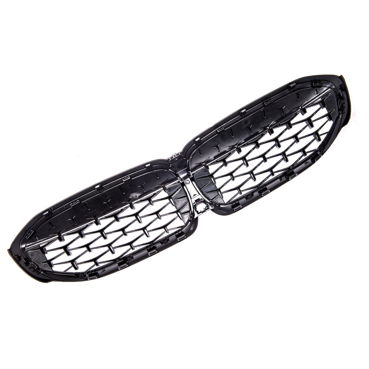 👉Griglia anteriore per BMW Serie 3 (G20, G21) Nero lucido diamantato👈