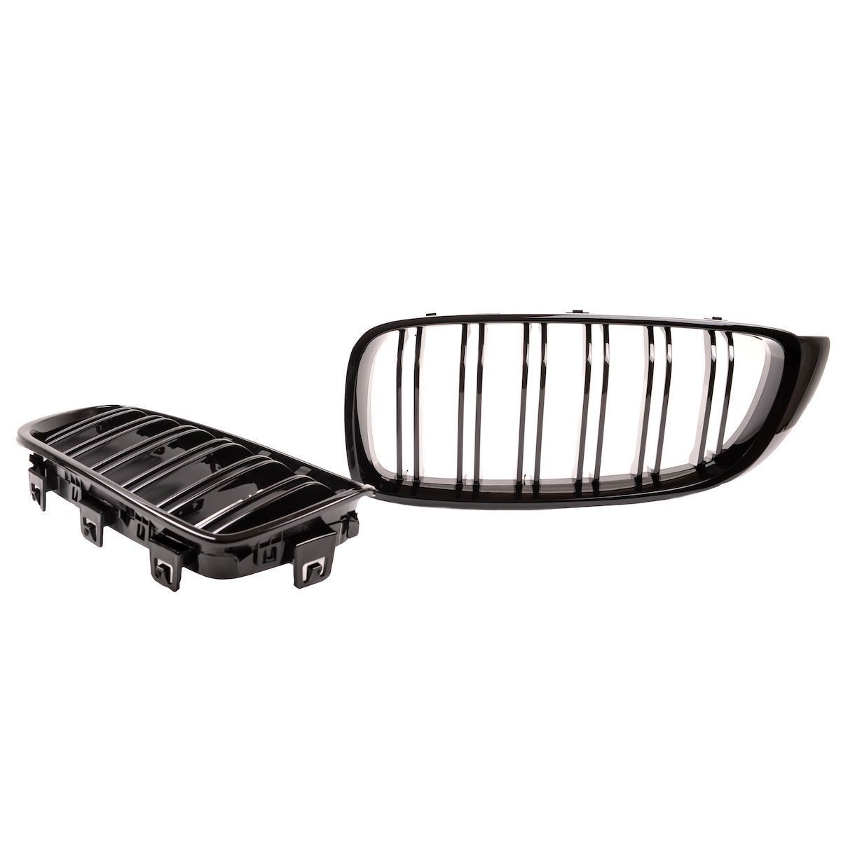 👉Griglia anteriore per BMW Serie 4 F32 F33 F36 13-20 Doppia linea nero lucido👈