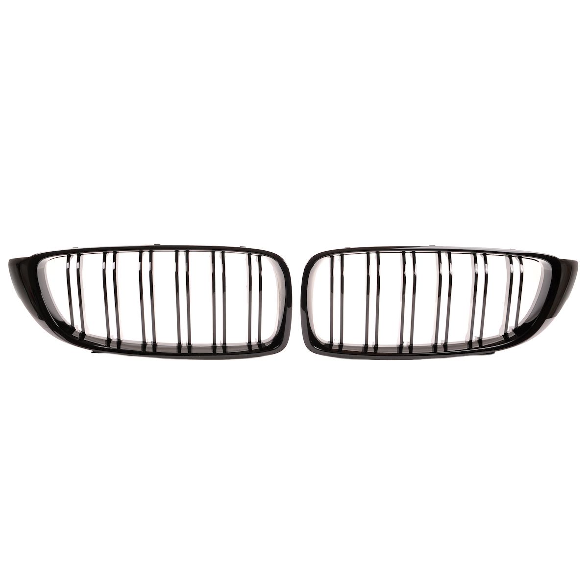 👉Griglia anteriore per BMW Serie 4 F32 F33 F36 13-20 Doppia linea nero lucido👈