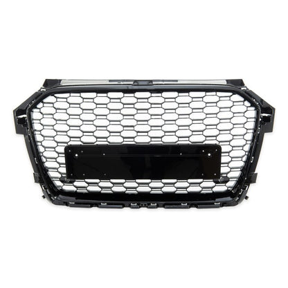ART.3580 Griglia RS Look per Audi A1 8X 2015-2018 Nero Lucido