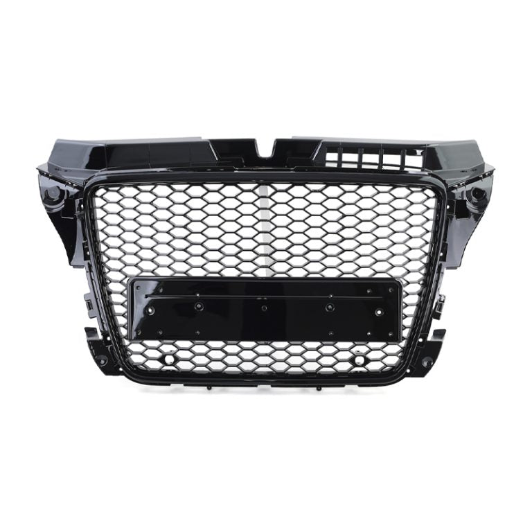 🔥 Griglia Anteriore RS3 Look per Audi A3 (8P) Facelift 08-13 Nero Lucido 🔥