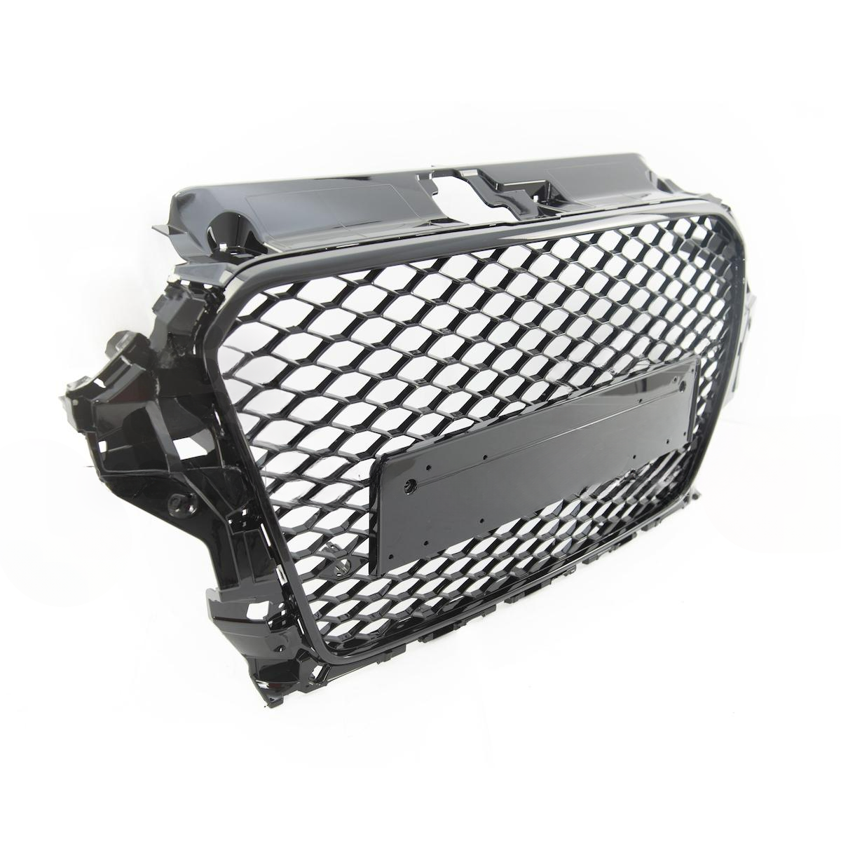 Griglia Anteriore RS3 Look per Audi A3  Hatchback Sportback Berlina (13-15) Nero Lucido