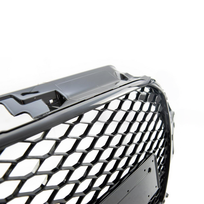 Griglia Anteriore RS3 Look per Audi A3  Hatchback Sportback Berlina (13-15) Nero Lucido