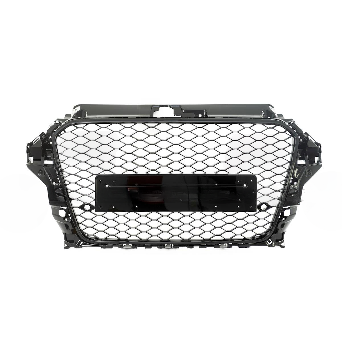 Griglia Anteriore RS3 Look per Audi A3  Hatchback Sportback Berlina (13-15) Nero Lucido