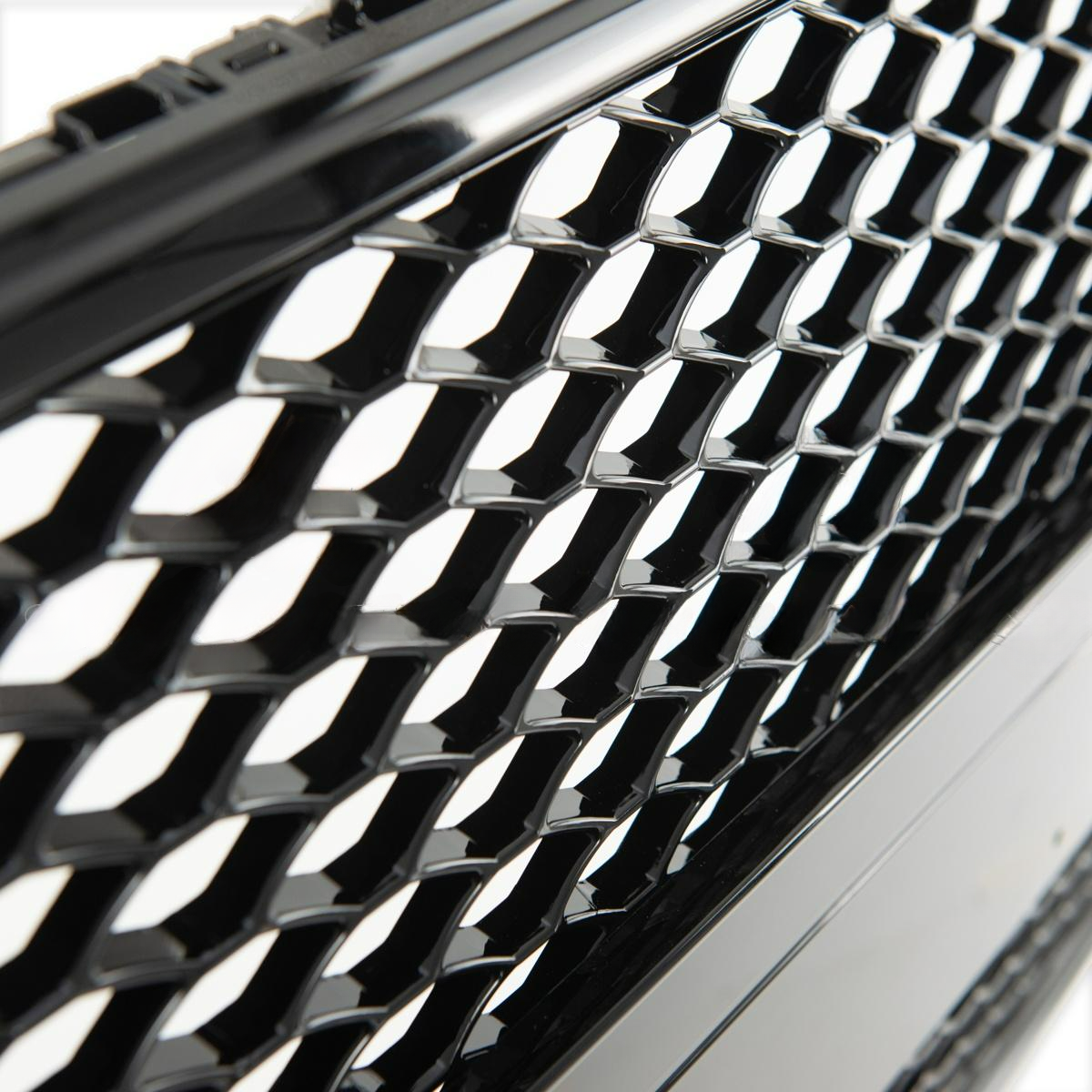 Griglia Anteriore RS4 Look per Audi A4 B8 (8K) Berlina Avant Facelift (2012-2015) Nero Lucido