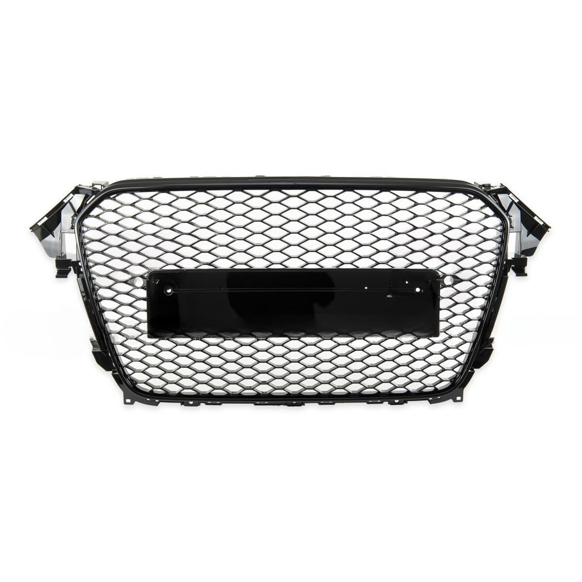 Griglia Anteriore RS4 Look per Audi A4 B8 (8K) Berlina Avant Facelift (2012-2015) Nero Lucido