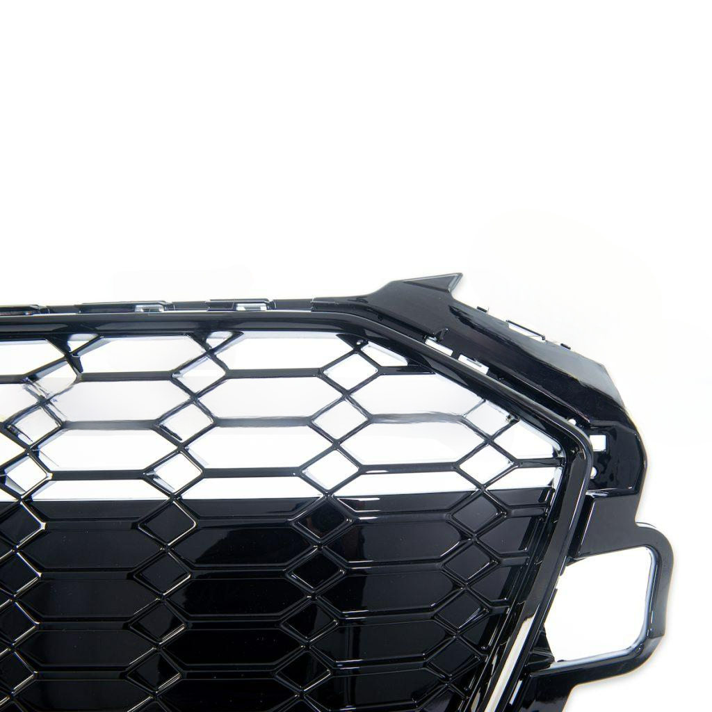 Griglia Anteriore RS4 Look per Audi A4 B9 (8W) Berlina Avant Facelift (2019-On) Nero Lucido