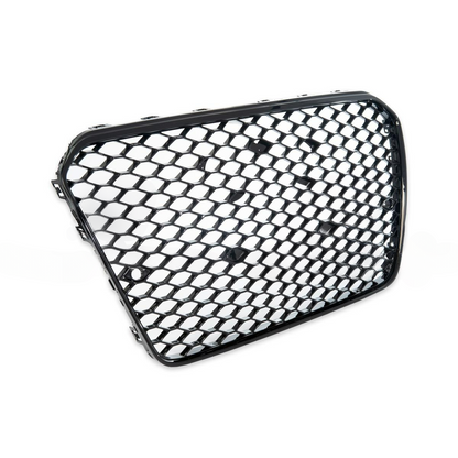 Griglia Anteriore RS5 Look per Audi A5 (8T) Coupe Cabrio Sportback Facelift (2012-2017) Nero Lucido