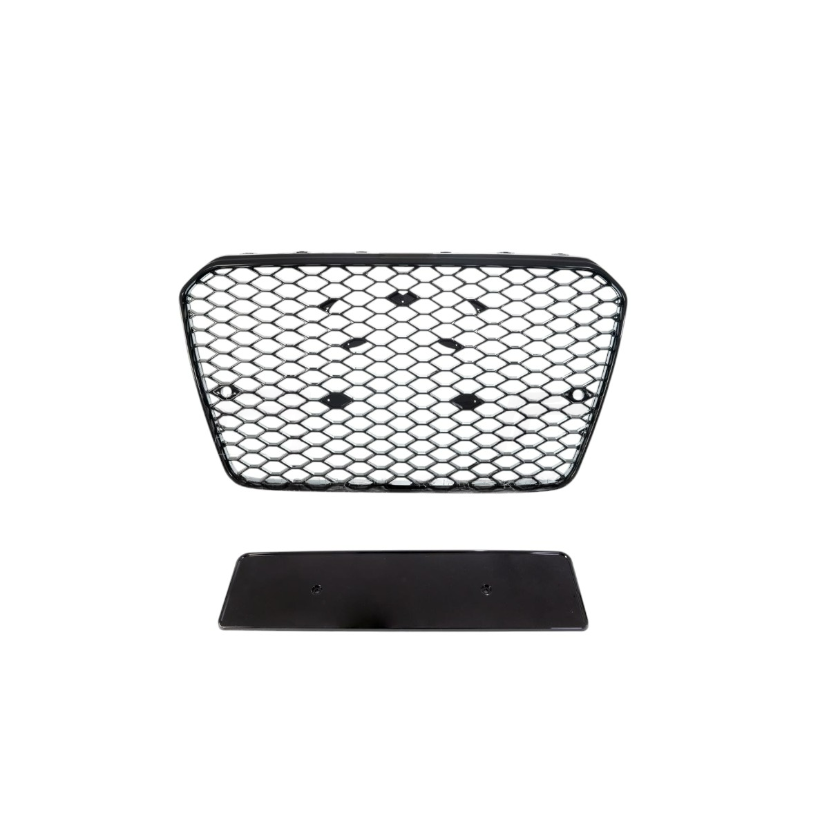 Griglia Anteriore RS5 Look per Audi A5 (8T) Coupe Cabrio Sportback Facelift (2012-2017) Nero Lucido