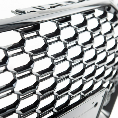 Griglia Anteriore RS5 Look per Audi A5 (F5) Coupe Cabrio Sportback (2016-2019) Nero Lucido