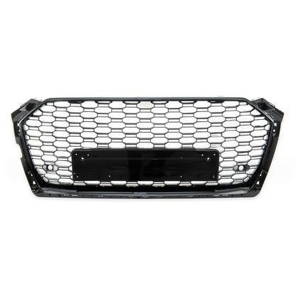Griglia Anteriore RS5 Look per Audi A5 (F5) Coupe Cabrio Sportback (2016-2019) Nero Lucido
