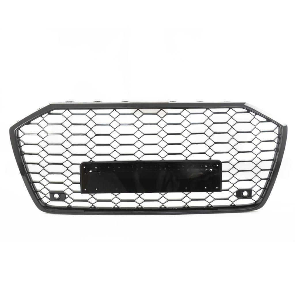 RS6 Look Front Grille for Audi A6 C8 (4A) Sedan Avant (2018-On) Gloss Black