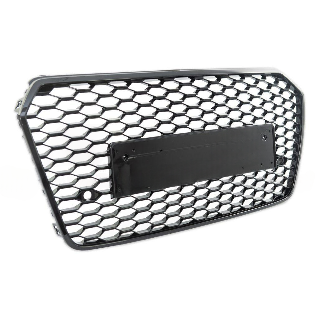 RS7 Look Front Grille for Audi A7 (4G) Sportback Facelift (2015-2018) Gloss Black