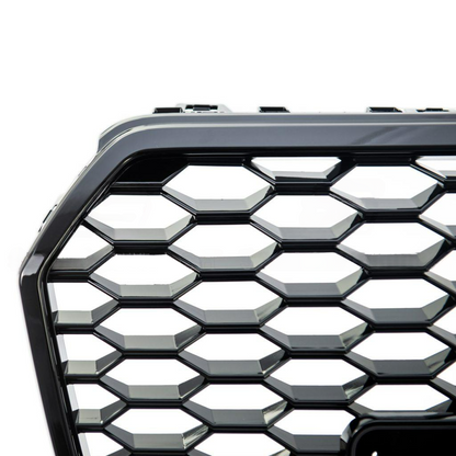 RS7 Look Front Grille for Audi A7 (4G) Sportback Facelift (2015-2018) Gloss Black