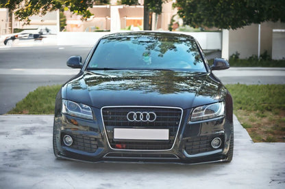 Splitter GLOSS BLACK suitable for AUDI A5 S5 S-line 8T 2007-2011 