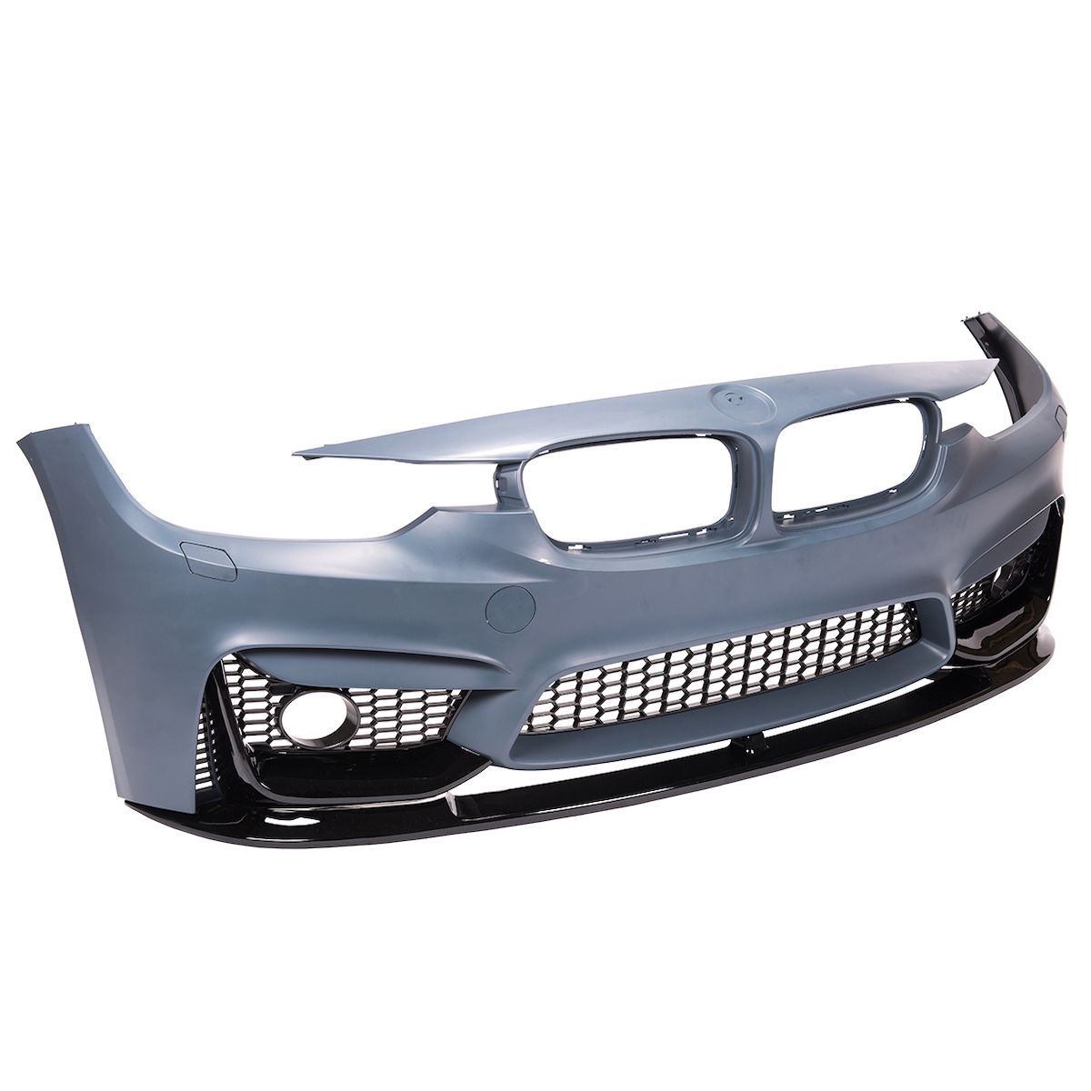 👉Splitter stile M3 adatto per BMW Serie 3 (F30, F31) 11-18 Nero lucido👈