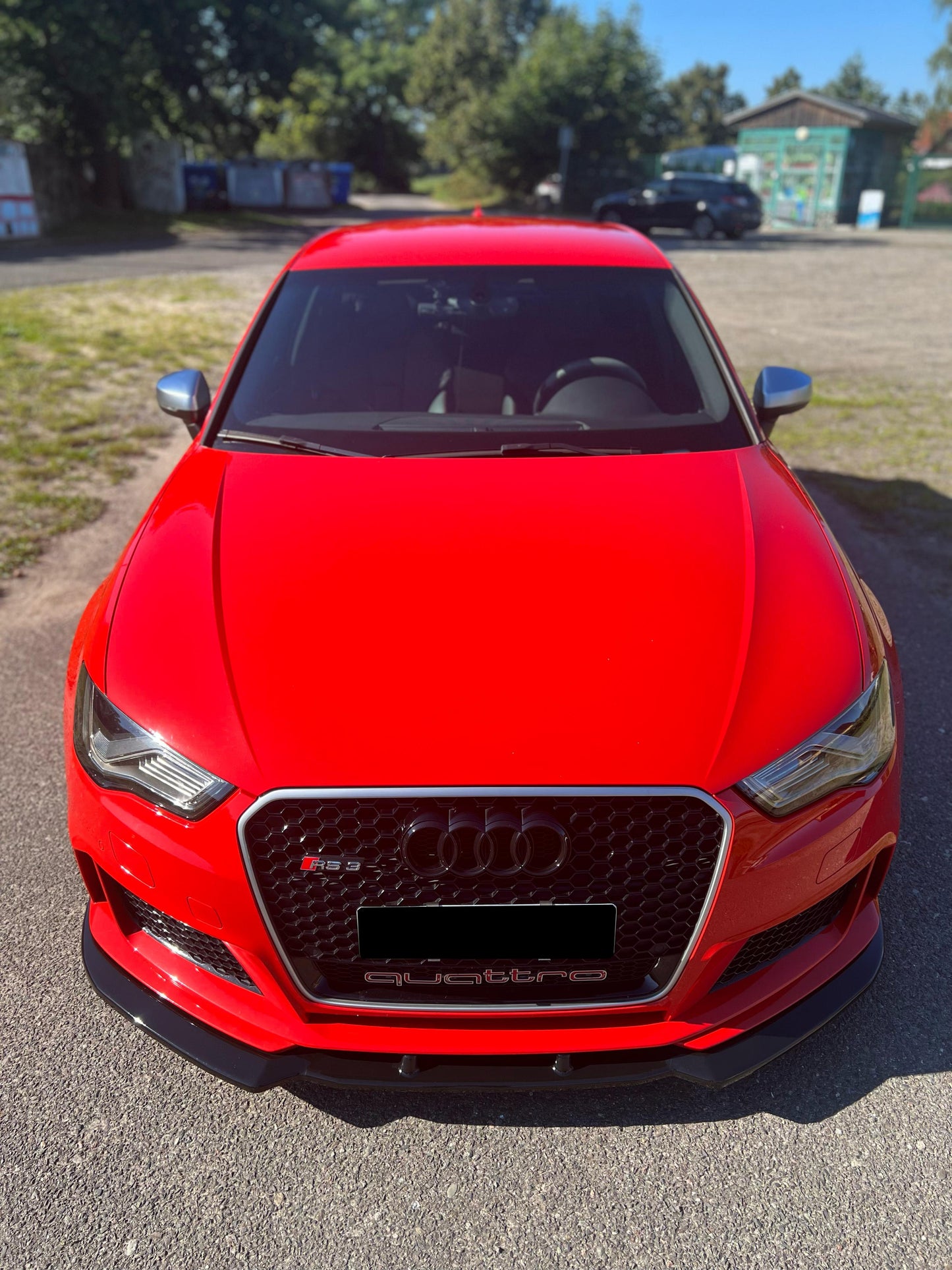 Front Splitter AUDI RS3 8V Sportback 2015-2016 With TÜV ABE 
