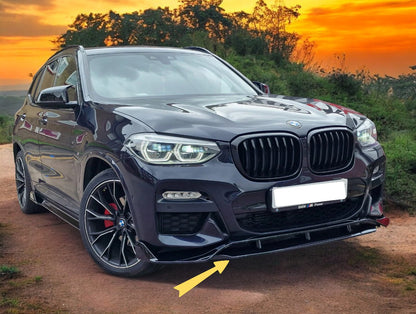 😎Splitter compatibile con BMW X3 G01 nero lucido😎